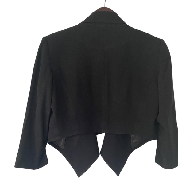 Marciano Black Cropped Blazer - Size S (6) - Picture 2 of 7